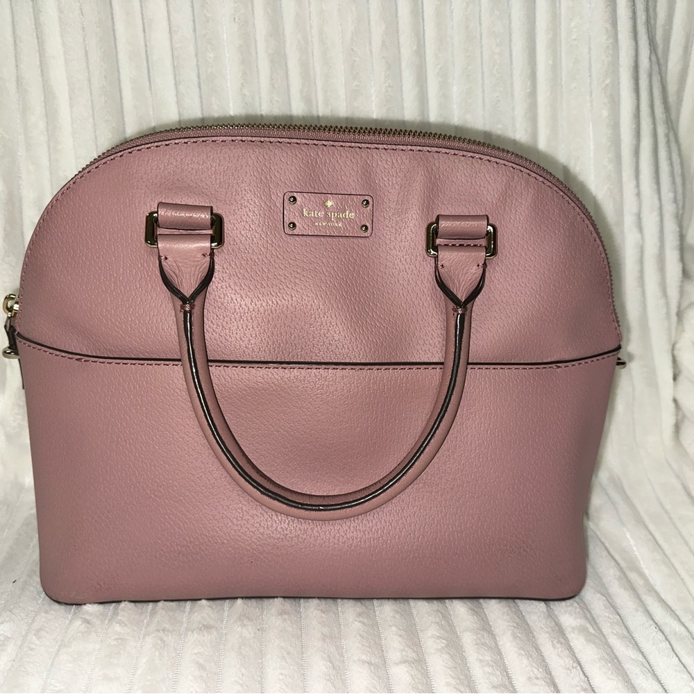 Kate Spade Mauve Leather Satchel